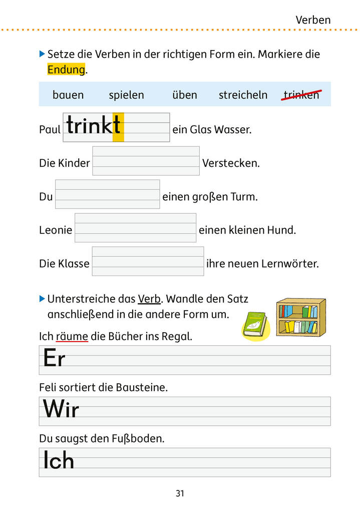 Weitere Ansicht: Mein Übungsheft Grammatik 2. Klasse | Christine Weideneder