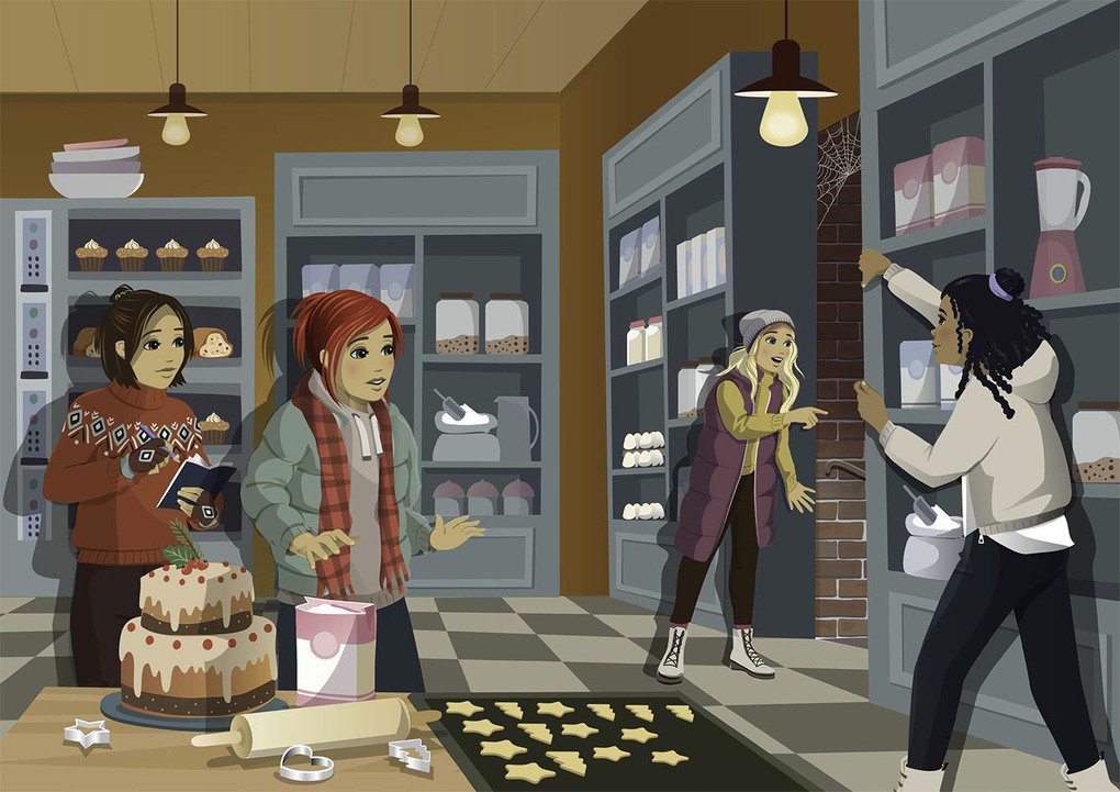 Weitere Ansicht: Die drei !!!, Diebstahl im Weihnachtsdorf | Ann-Katrin Heger