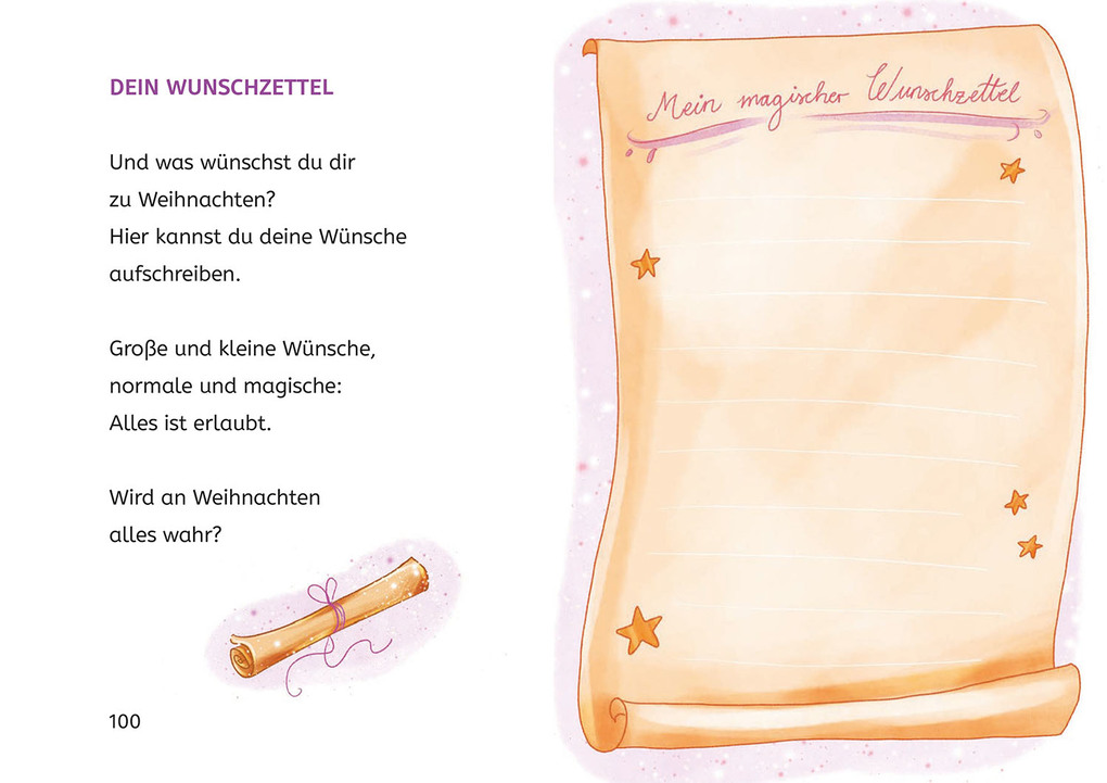 Weitere Ansicht: Sternenschweif, Bücherhelden 1. Klasse, Adventskalender, Der magische Wunschzettel | Linda Chapman, Anne Scheller