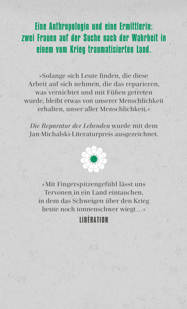 Weitere Ansicht: Die Reparatur der Lebenden | Taina Tervonen