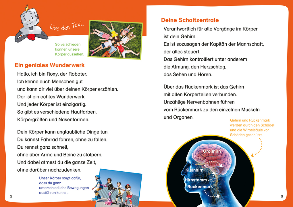 Weitere Ansicht: WAS IST WAS Erstes Lesen. Leserätsel Unser Körper | Christina Braun