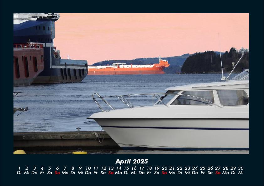 Weitere Ansicht: Boote und Segelschiffe 2025 Fotokalender DIN A4 | Tobias Becker