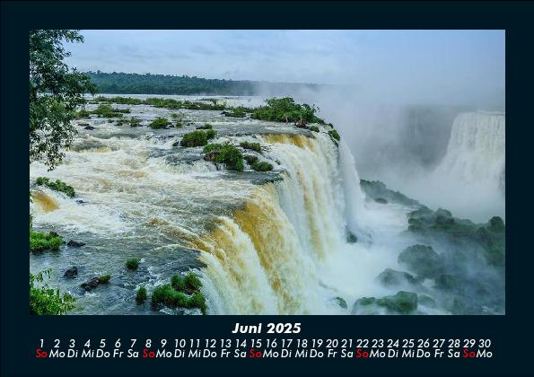 Weitere Ansicht: Wasserfälle 2025 Fotokalender DIN A5 | Tobias Becker