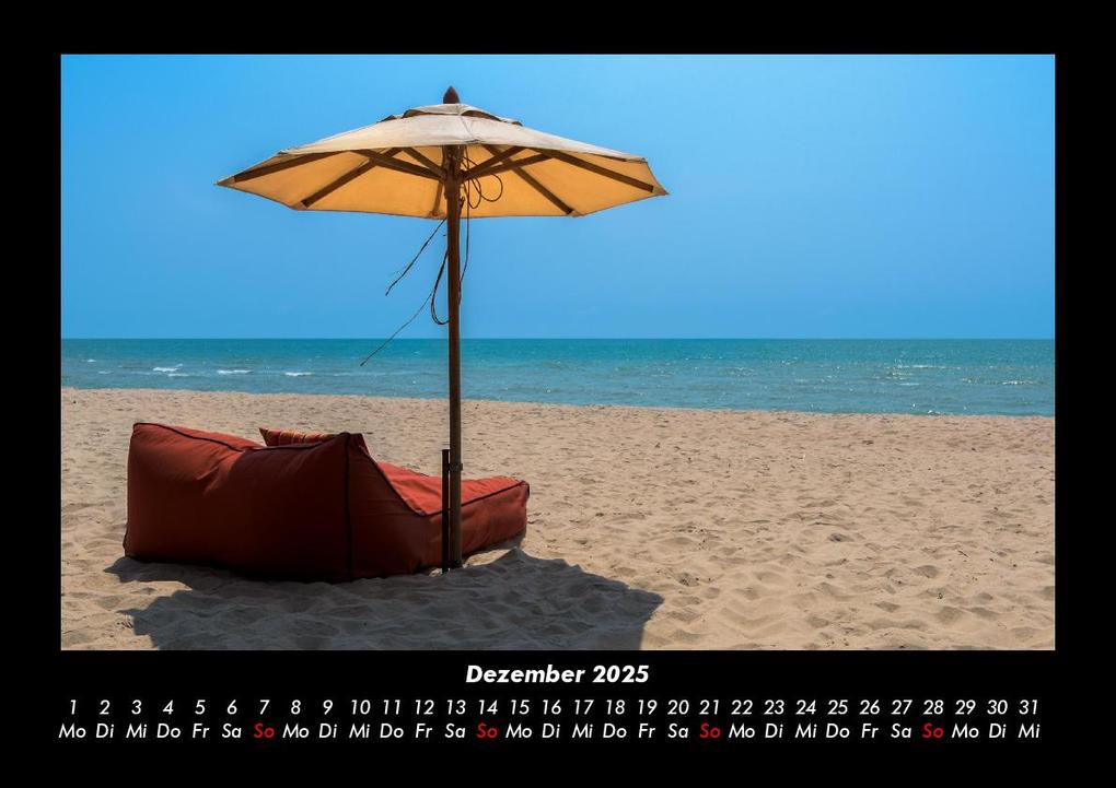 Weitere Ansicht: Urlaubsgefühle 2025 Fotokalender DIN A3 | Tobias Becker