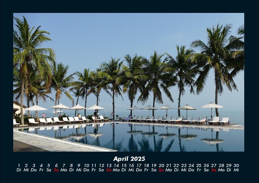 Weitere Ansicht: Palmentraum 2025 Fotokalender DIN A4 | Tobias Becker