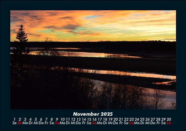 Weitere Ansicht: Sonnenuntergang 2025 Fotokalender DIN A5 | Tobias Becker
