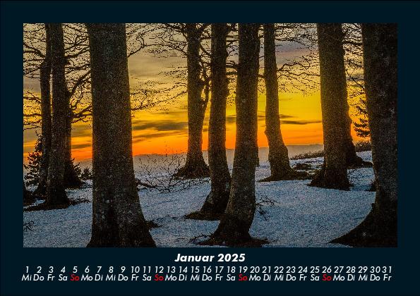 Weitere Ansicht: Sonnenuntergang 2025 Fotokalender DIN A5 | Tobias Becker
