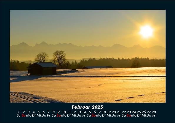 Weitere Ansicht: Sonnenuntergang 2025 Fotokalender DIN A5 | Tobias Becker