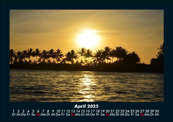 Weitere Ansicht: Sonnenuntergang 2025 Fotokalender DIN A5 | Tobias Becker