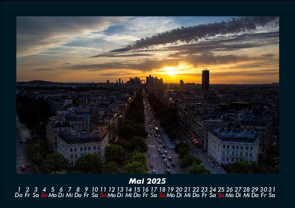 Weitere Ansicht: Sonnenuntergang 2025 Fotokalender DIN A5 | Tobias Becker