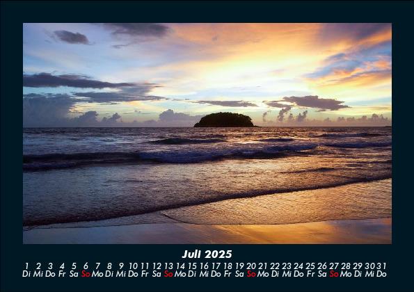 Weitere Ansicht: Sonnenuntergang 2025 Fotokalender DIN A5 | Tobias Becker