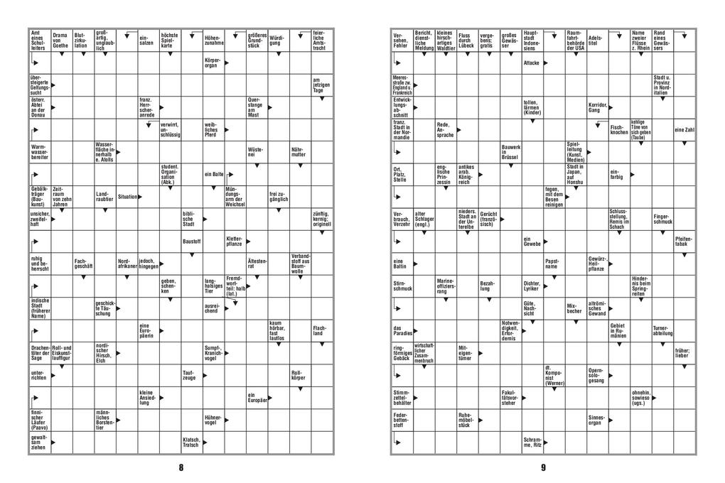 Weitere Ansicht: Großdruck-Kreuzworträtsel