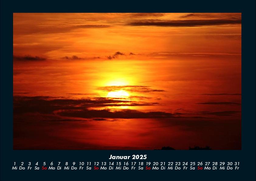 Weitere Ansicht: Sonnenuntergänge 2025 Fotokalender DIN A4 | Tobias Becker