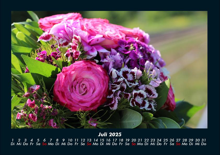 Weitere Ansicht: Blumenzauber 2025 Fotokalender DIN A4 | Tobias Becker