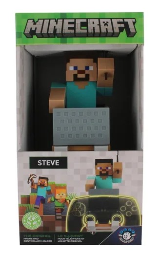 Weitere Ansicht: Cable Guy - Minecraft Steve R.E.S.T, Ständer/Ladestation für Controller und Smartphones