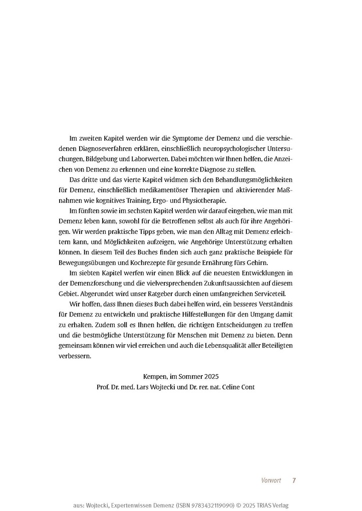 Weitere Ansicht: Expertenwissen: Demenz | Lars Wojtecki, Celine Cont-Richter