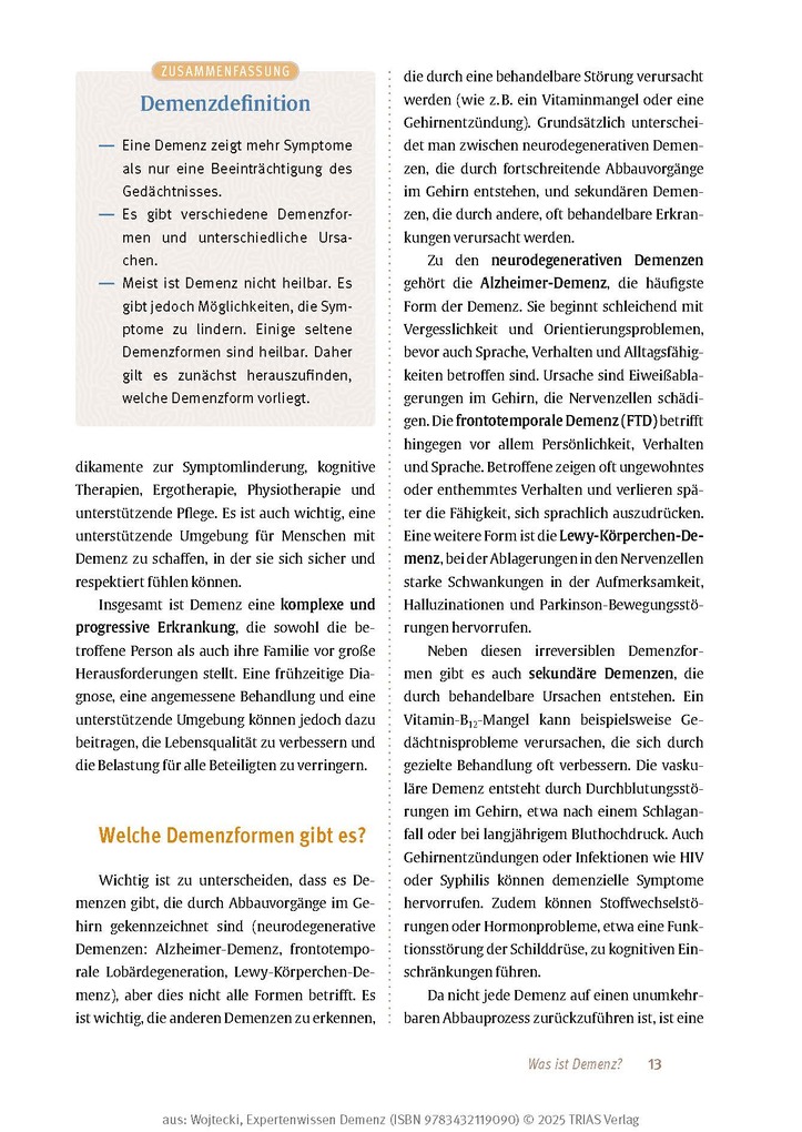 Weitere Ansicht: Expertenwissen: Demenz | Lars Wojtecki, Celine Cont-Richter