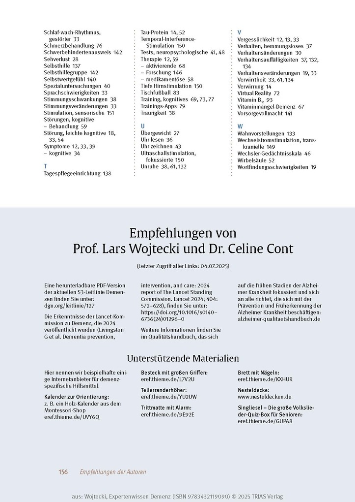 Weitere Ansicht: Expertenwissen: Demenz | Lars Wojtecki, Celine Cont-Richter