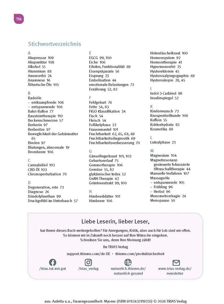 Weitere Ansicht: Frauengesundheit: Myome | Valentina Auletta, Mandy Geppert-große Holthaus