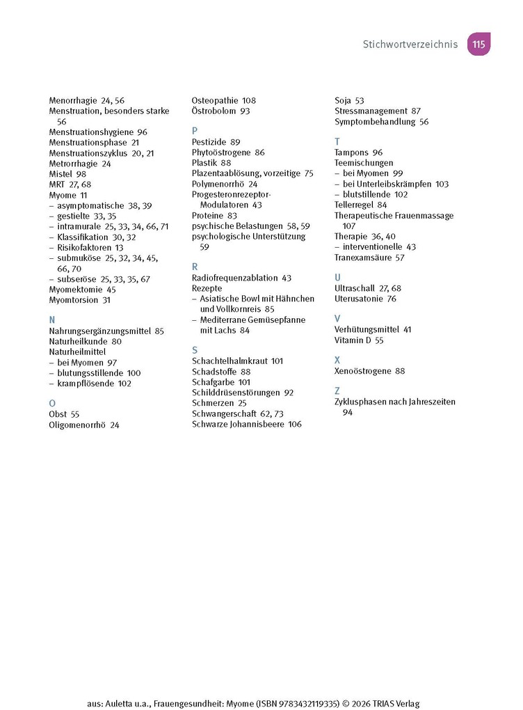 Weitere Ansicht: Frauengesundheit: Myome | Valentina Auletta, Mandy Geppert-große Holthaus