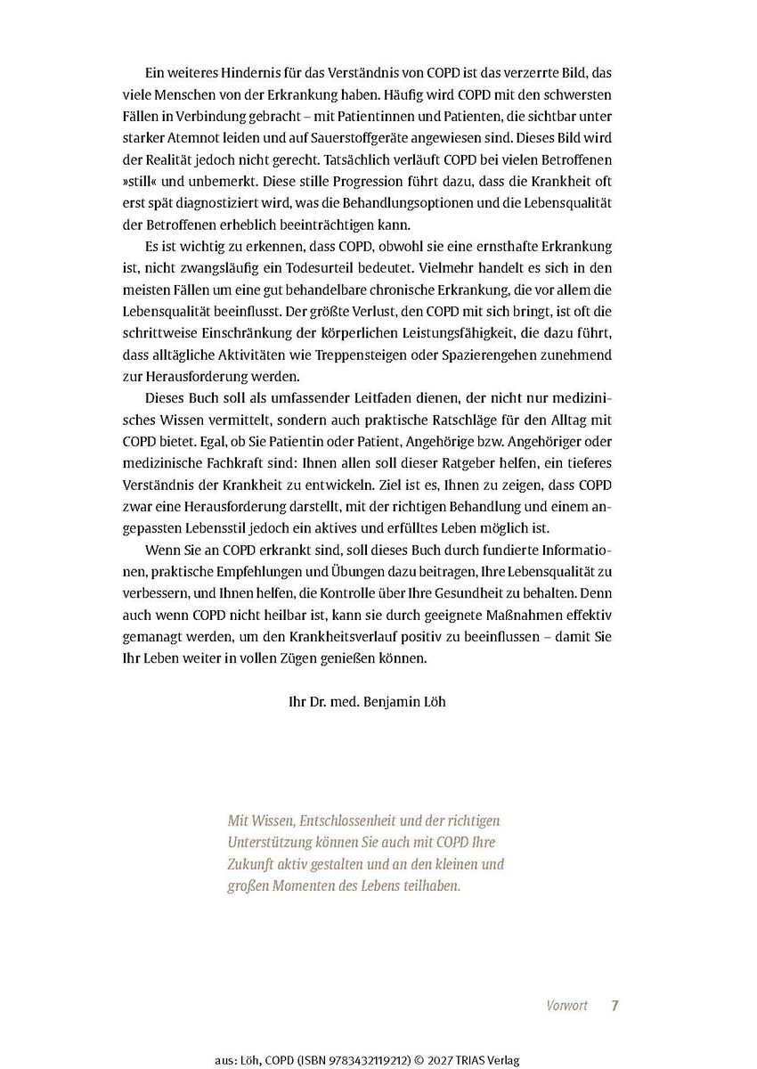 Weitere Ansicht: Expertenwissen: COPD | Benjamin Löh