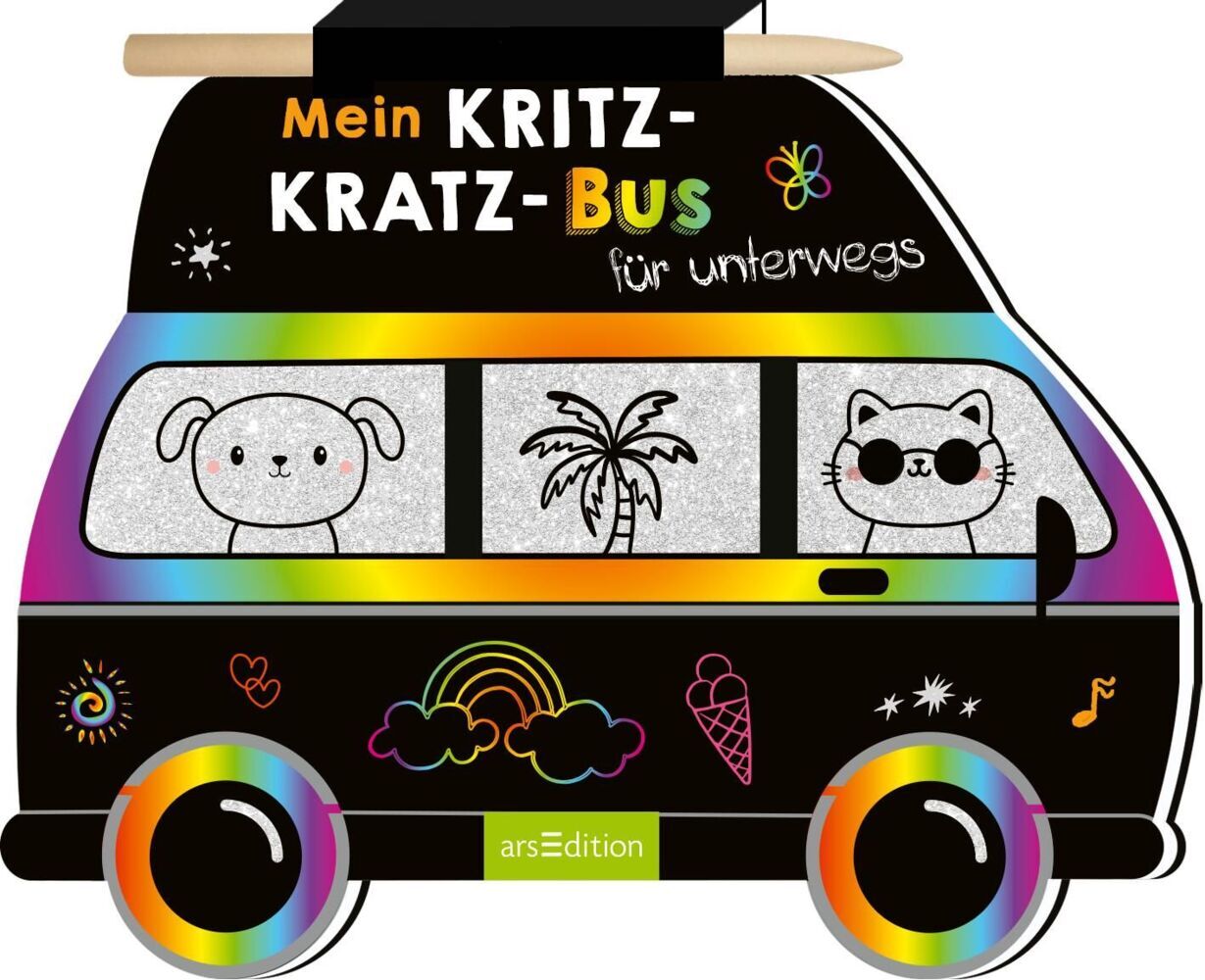Produktbild: Mein Kritzkratz-Bus für unterwegs