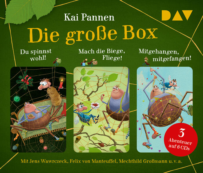 Produktbild: Die große Box. Du spinnst wohl! - Mach die Biege, Fliege! - Mitgehangen, mitgefangen! | Kai Pannen
