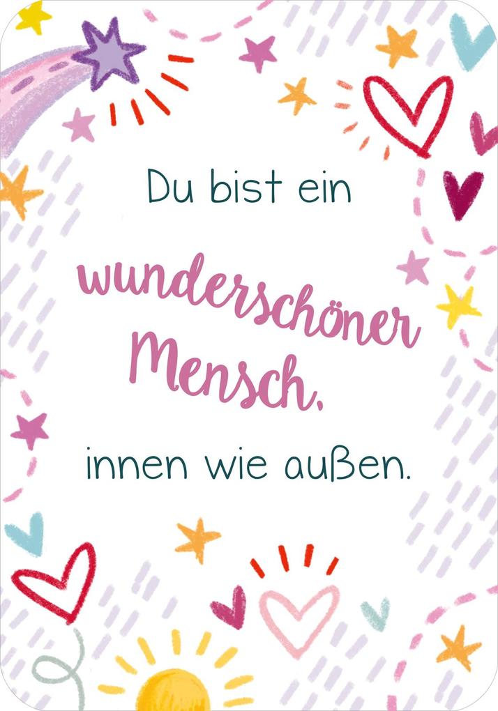 Weitere Ansicht: Du bist genau richtig! - 50 Karten für dich (PS: Du bist die Beste!) | Natalie Buchholz