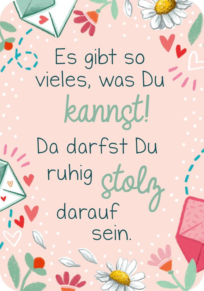 Weitere Ansicht: Du bist genau richtig! - 50 Karten für dich (PS: Du bist die Beste!) | Natalie Buchholz