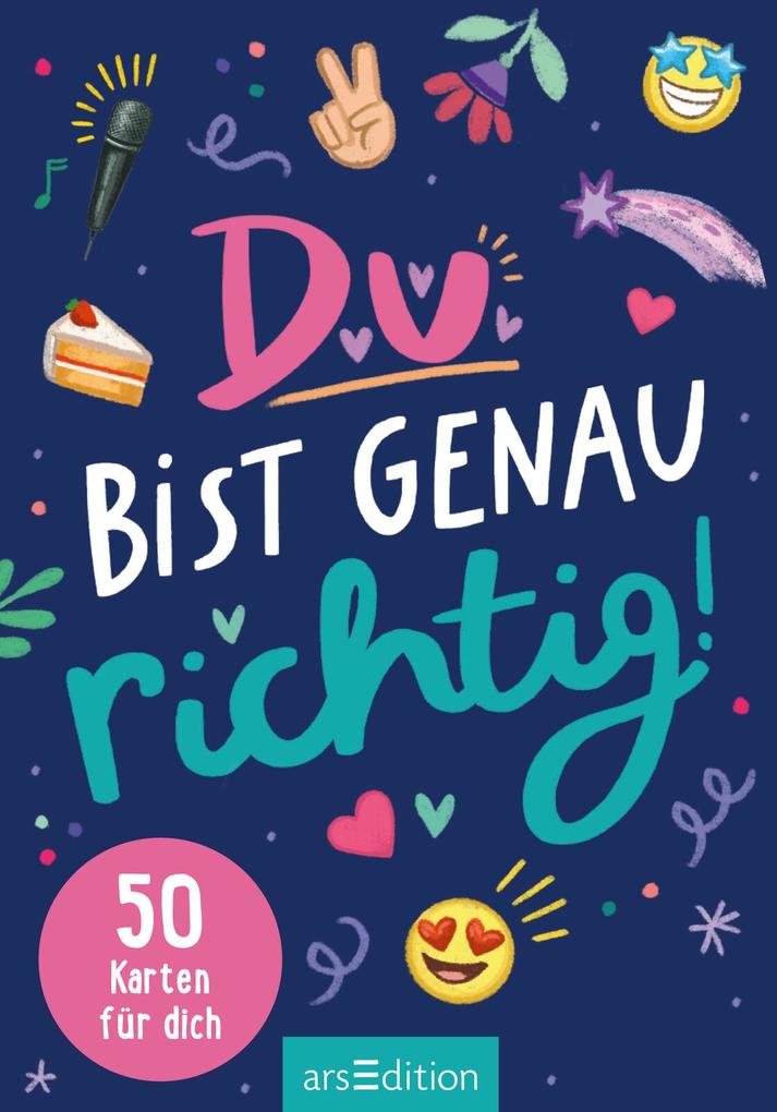 Weitere Ansicht: Du bist genau richtig! - 50 Karten für dich (PS: Du bist die Beste!) | Natalie Buchholz