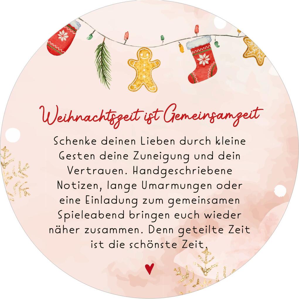 Weitere Ansicht: Adventskalender in der Dose. Adventsglück für dich