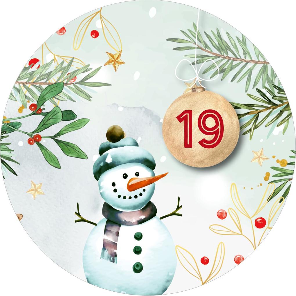 Weitere Ansicht: Adventskalender in der Dose. Adventsglück für dich