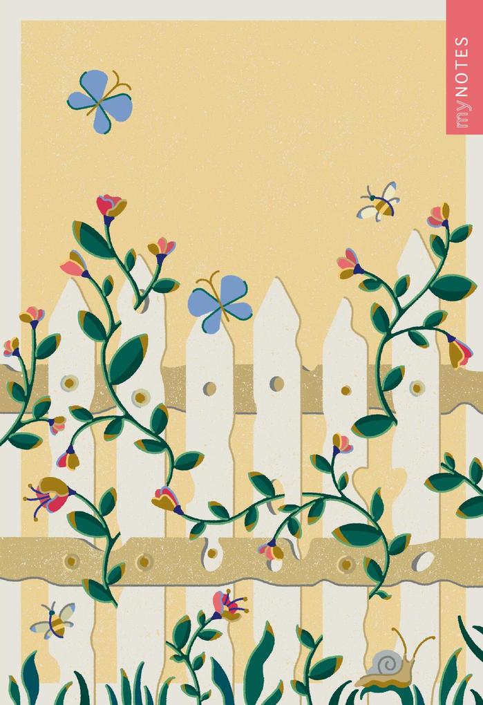 Weitere Ansicht: myNOTES Papeterie: Notizheft Cottage Style: Blumenranken