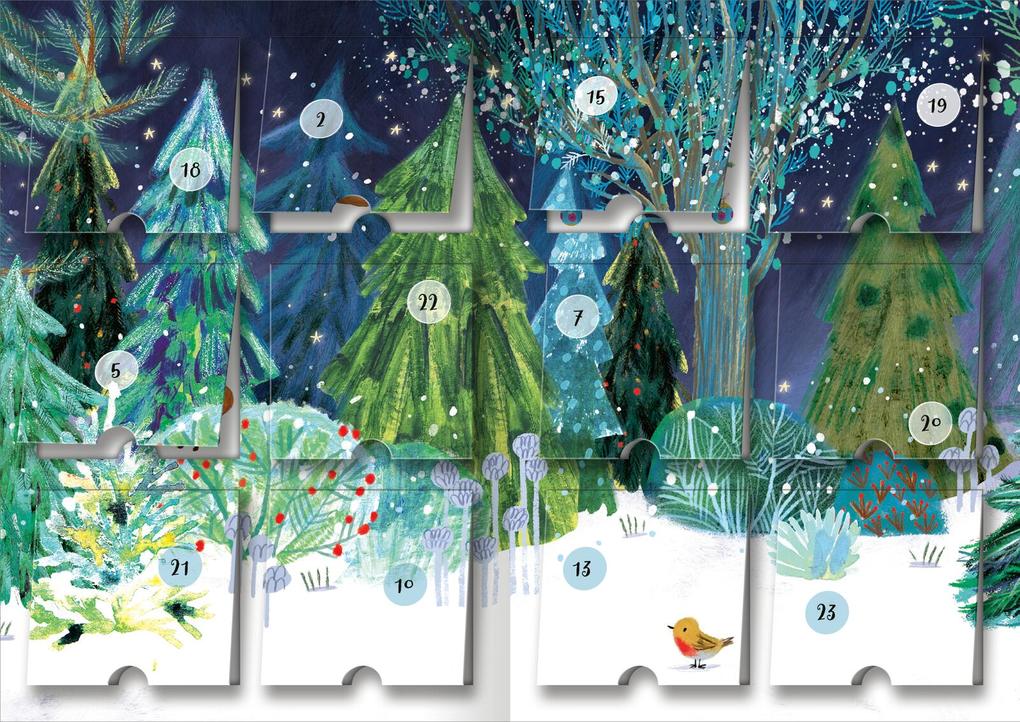Weitere Ansicht: Mein Adventskalender mit Stickern