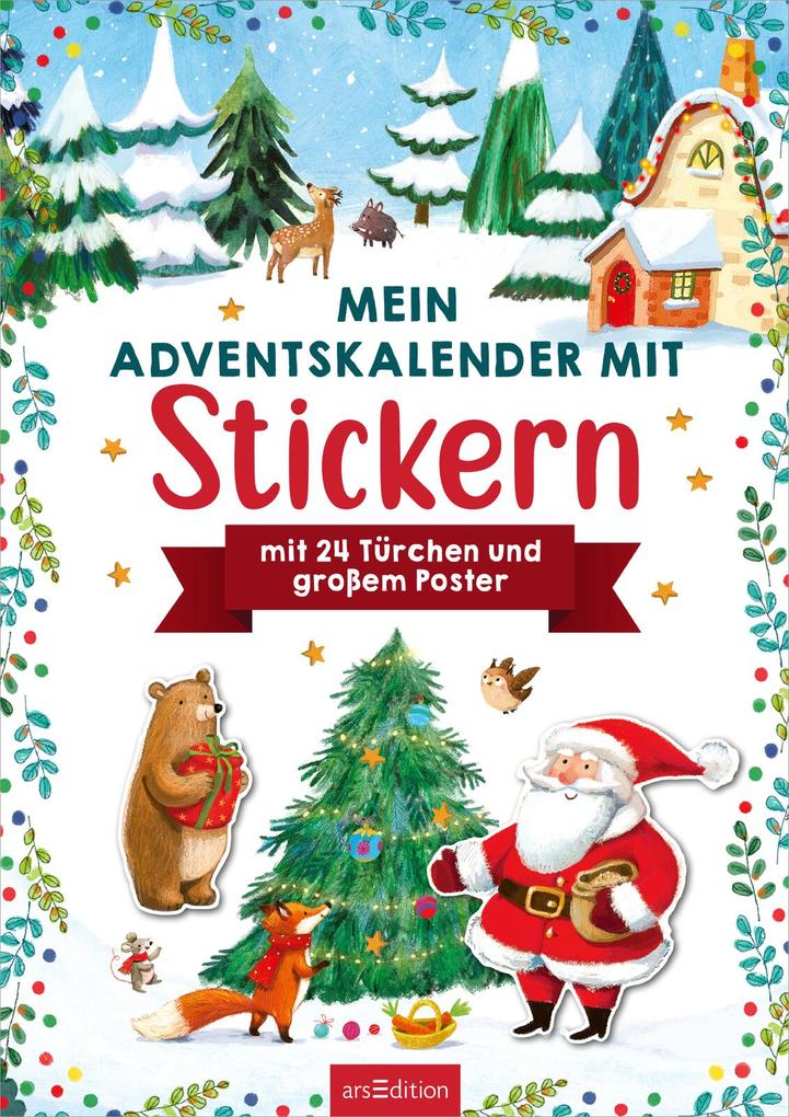 Weitere Ansicht: Mein Adventskalender mit Stickern