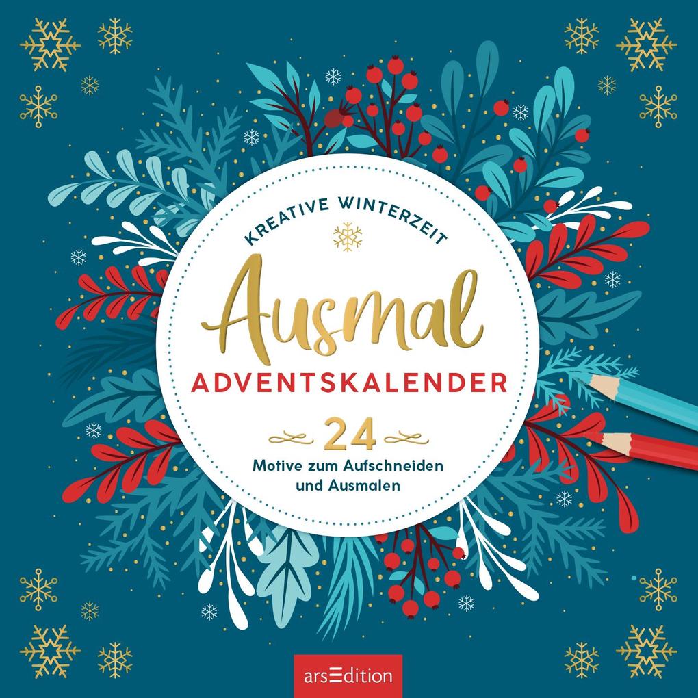 Weitere Ansicht: Ausmal-Adventskalender - Kreative Winterzeit | Eva Schindler