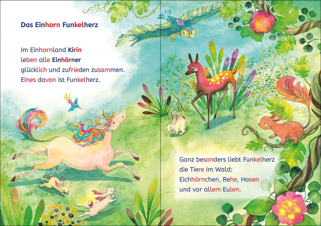 Weitere Ansicht: Leselöwen 1. Klasse - Eine Freundin für das kleine Einhorn | Amelie Benn