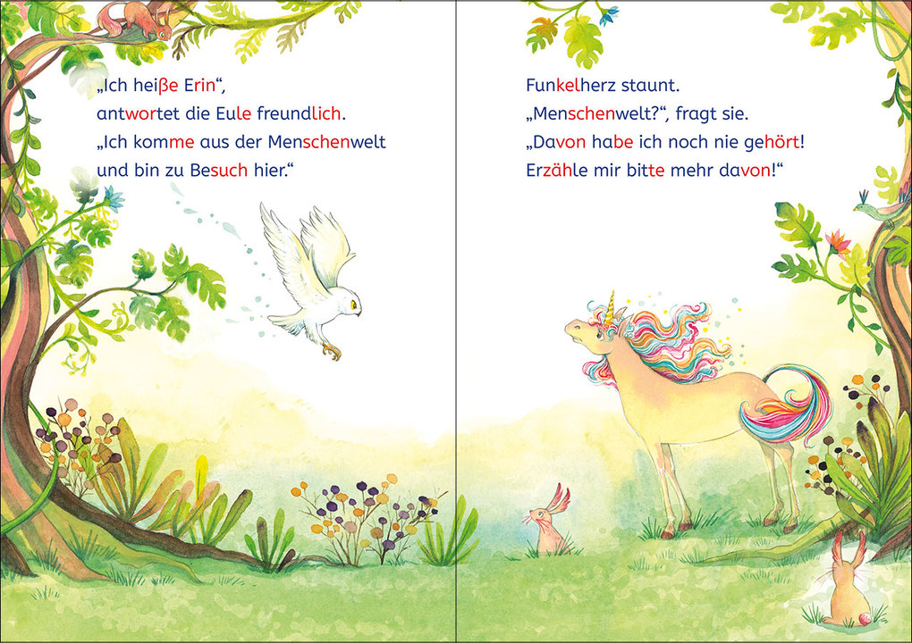 Weitere Ansicht: Leselöwen 1. Klasse - Eine Freundin für das kleine Einhorn | Amelie Benn