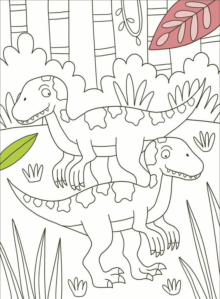 Weitere Ansicht: Meine Dino-Welt - Malblock