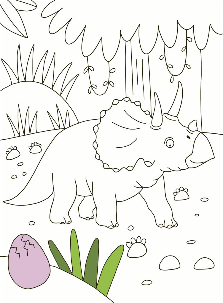 Weitere Ansicht: Meine Dino-Welt - Malblock