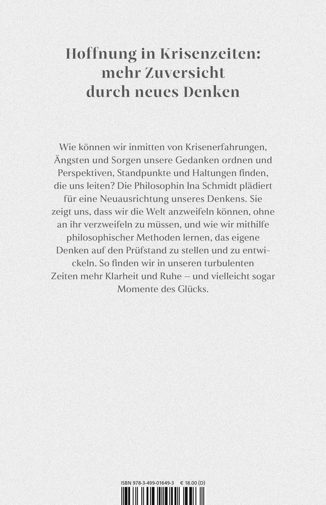 Weitere Ansicht: Wofür es sich zu denken lohnt | Ina Schmidt