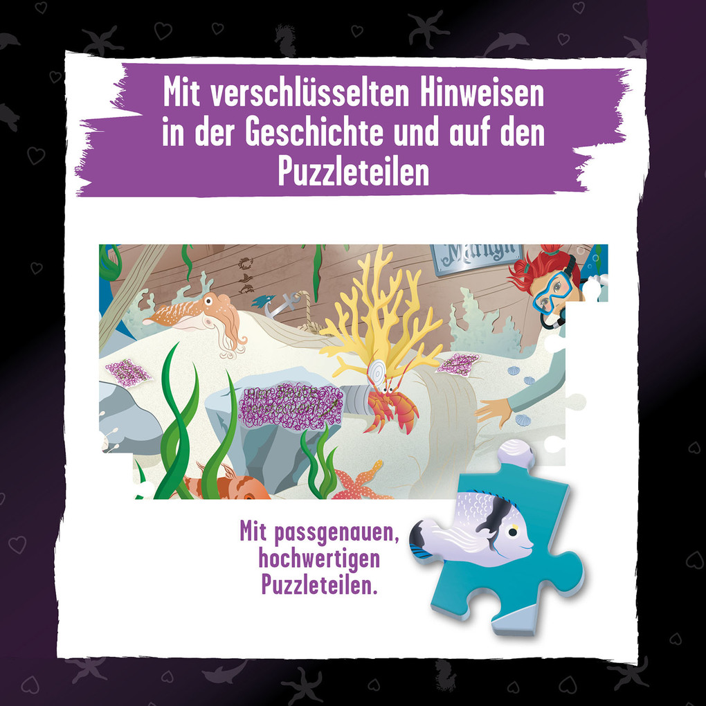 Weitere Ansicht: Krimi-Puzzle: Die drei !!! - Der Schatz der Delfine