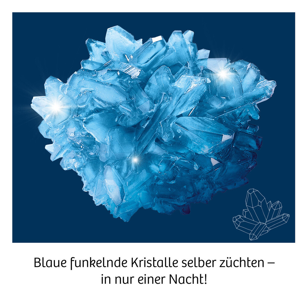 Weitere Ansicht: Blaue Kristalle selbst züchten