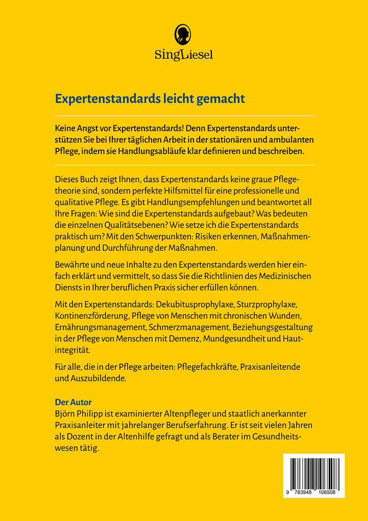 Weitere Ansicht: Expertenstandards leicht gemacht | Björn Philipp