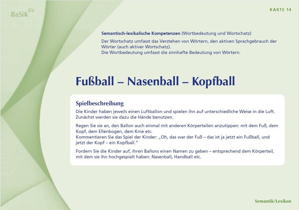 Weitere Ansicht: BaSiK Ü3. Das Kartenset | Renate Zimmer