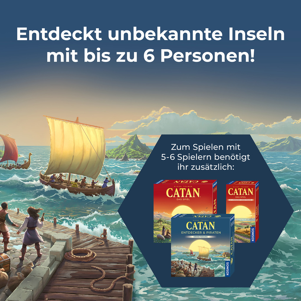 Weitere Ansicht: CATAN - Entdecker & Piraten - 5/6 | Klaus Teuber