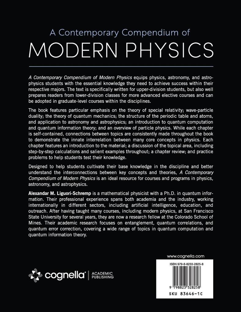 Weitere Ansicht: A Contemporary Compendium of Modern Physics | Alek Liguori-Schremp