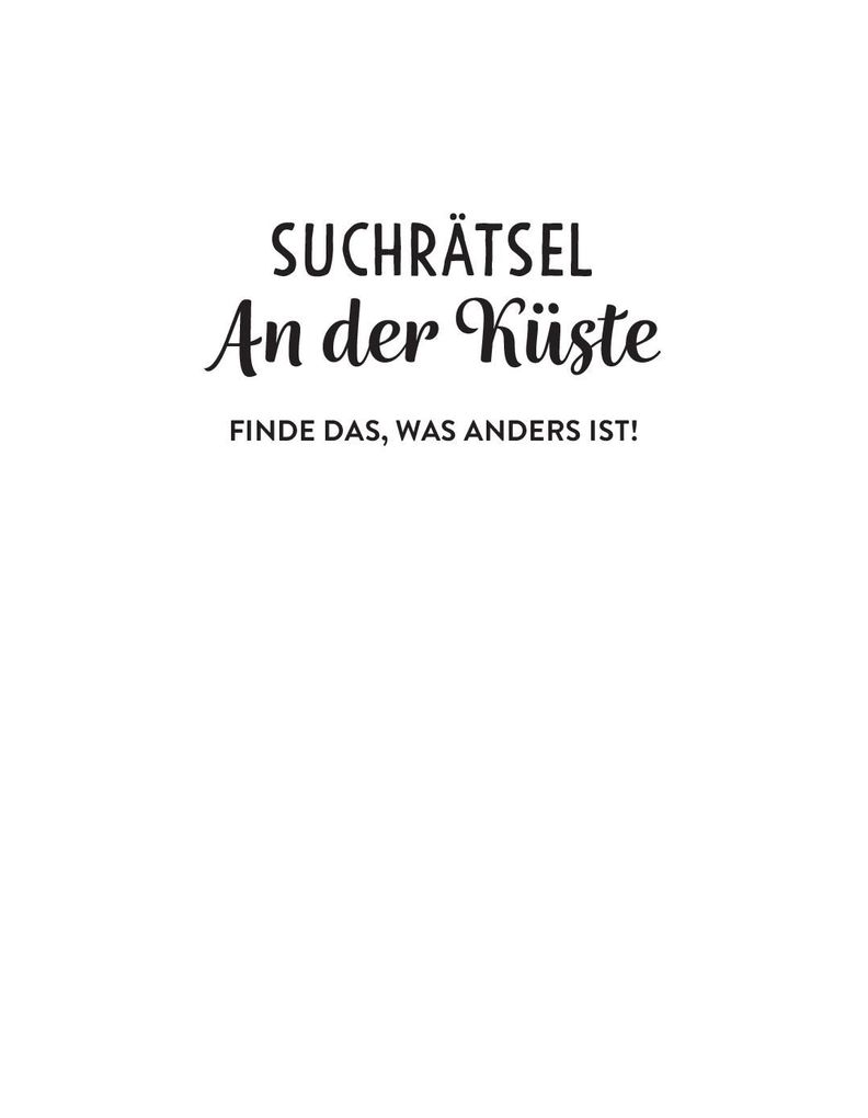 Weitere Ansicht: Suchrätsel An der Küste