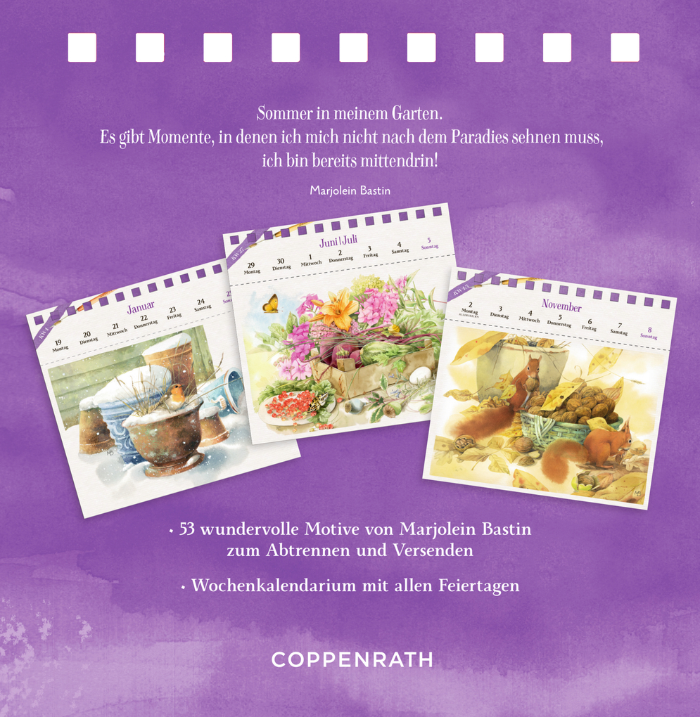 Weitere Ansicht: Kalender mit 53 Postkarten