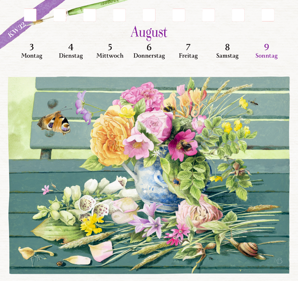 Weitere Ansicht: Kalender mit 53 Postkarten